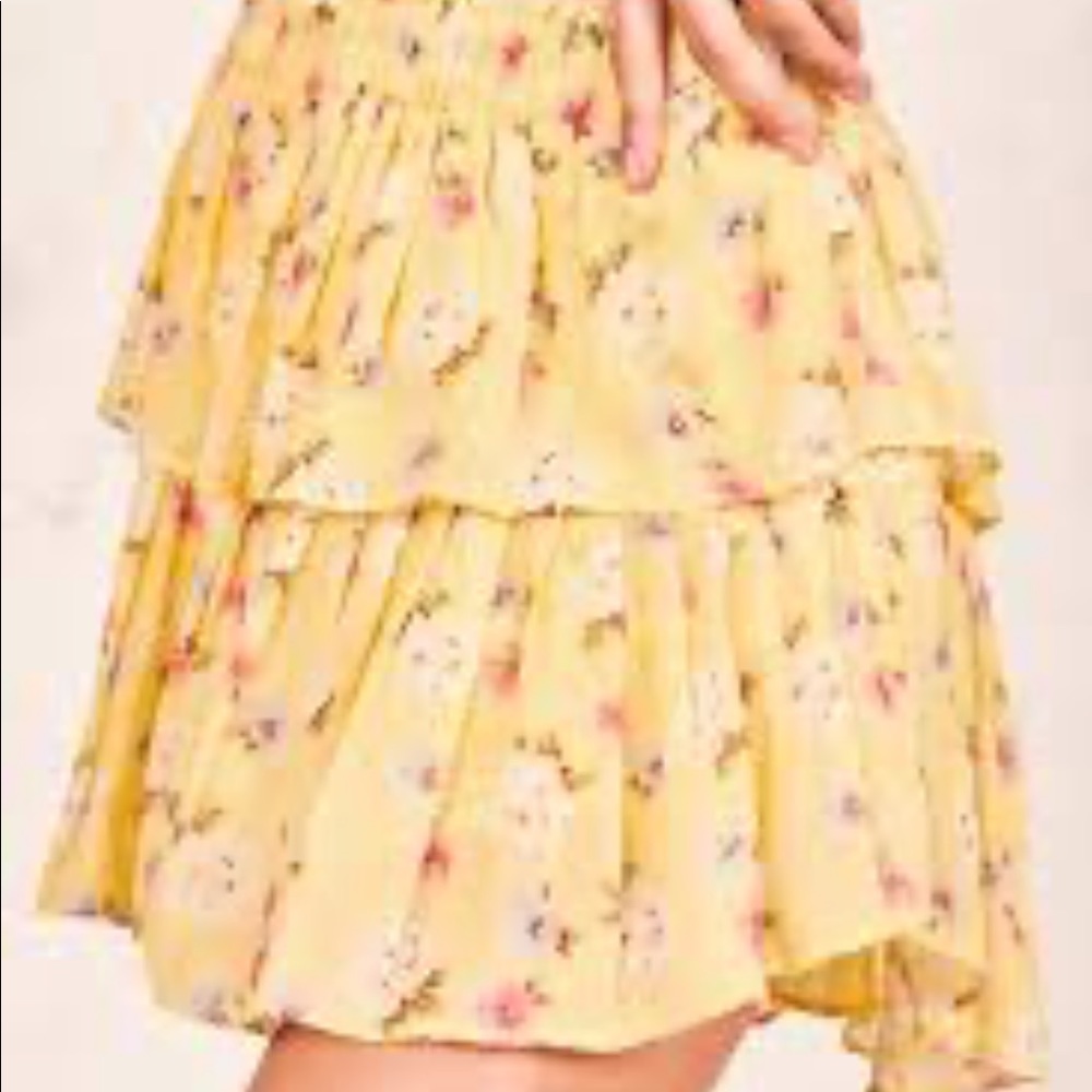 LoveShackFancy Ruffle Mini Skirt - Picture 4 of 7